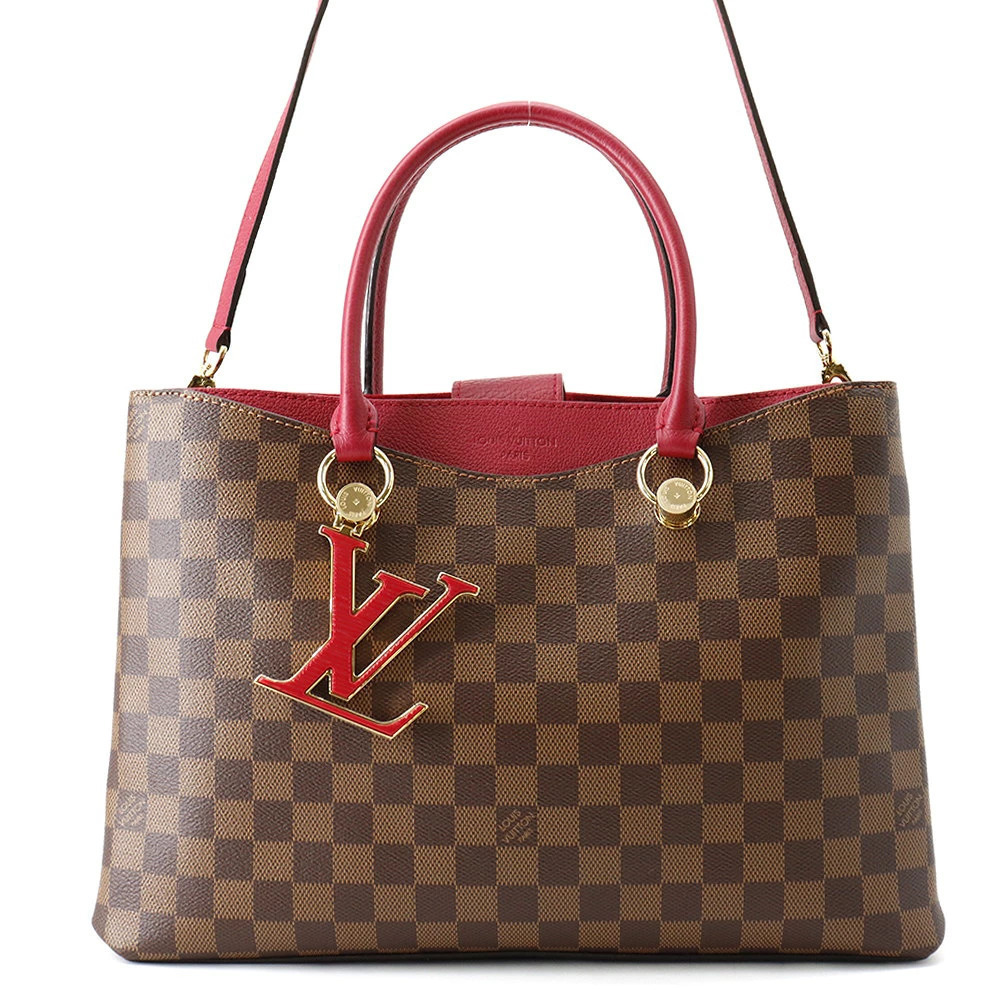 Louis Vuitton Damier Ebene Brown LV Riverside 2way Shoulder Bag
